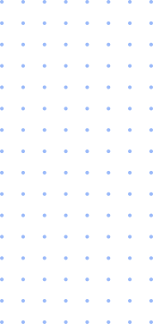 Blue dots form a grid pattern on a black background.